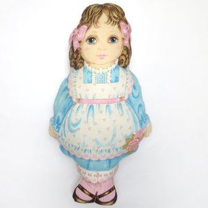 Vintage Cranston Cut & Sew 'Jennifer' Victorian Girl Doll Pillow